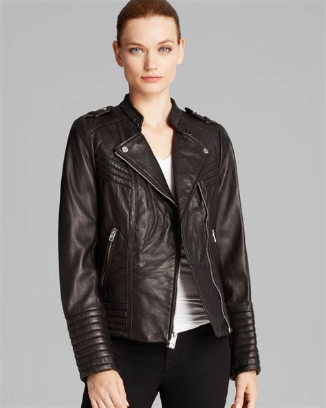 nwt womens michael kors 100 leather moto jacket